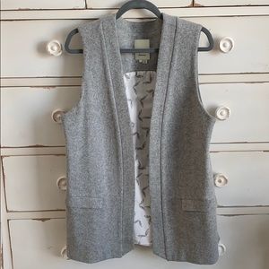 Anthropologie Elevenses Easton Wool Vest